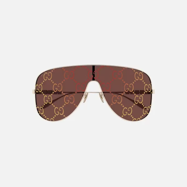 Metal Aviator Monogram Frames | Gucci New