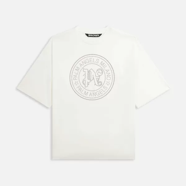 Milano Stud Loose Tee | Palm Angels Online