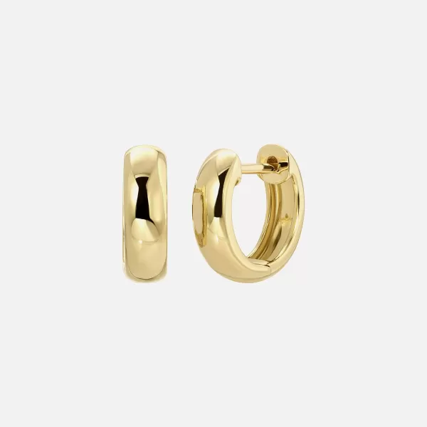 Mini Huggie Hoops 14K Gold | Isa Grutman Hot