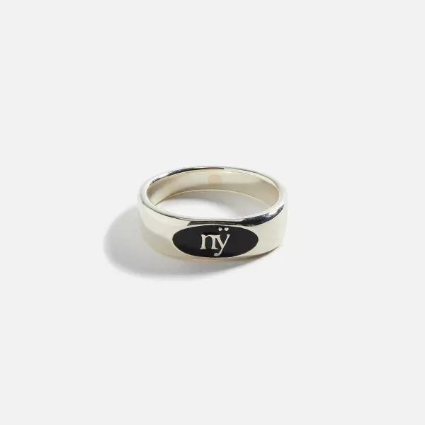 N Enamel Ring | Greg Yuna New