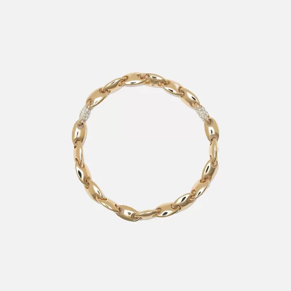 Neo 7Mm Bracelet In Yellow And White Diamonds | Maor Discount