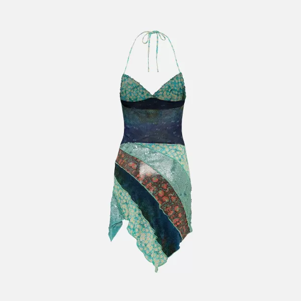 Nera Asymetric Mini Dress | Siedres Discount