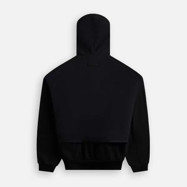 Nylon Fleece Hooded Sweater | Essentials Outlet