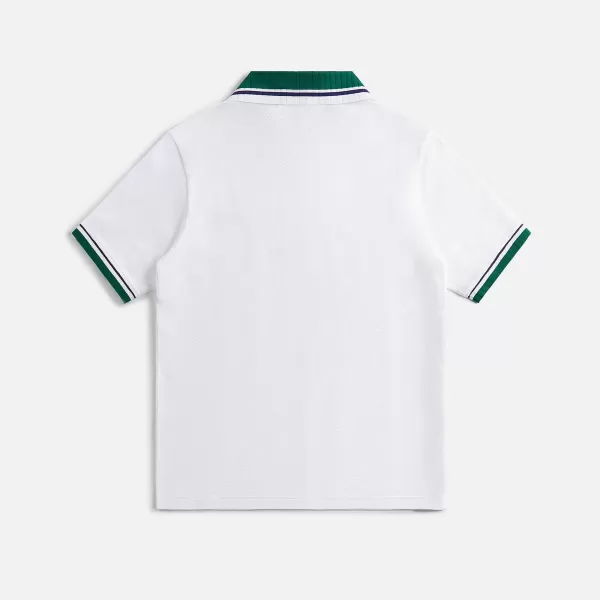 Organic Cotton Pique Textured Pique Polo | Casablanca Shop