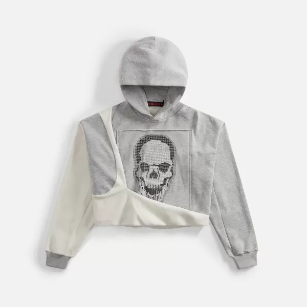 Otto Cropped Drape Hoodie | Ottolinger Flash Sale
