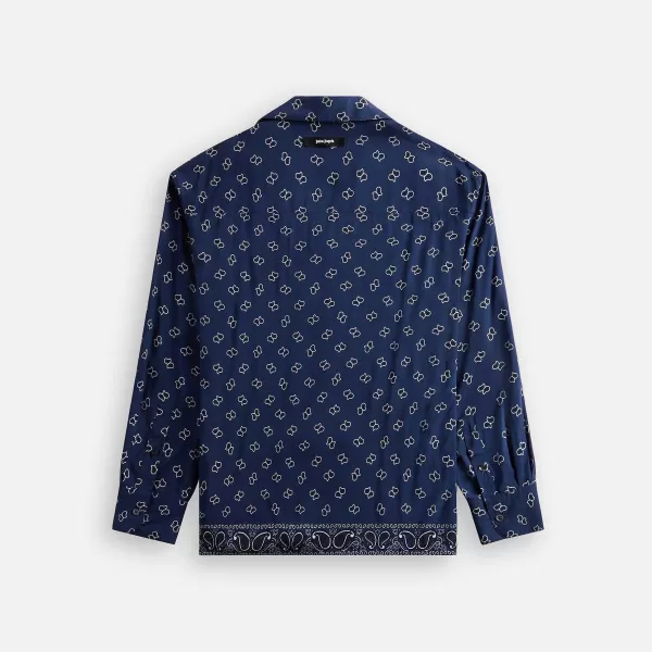 Paisley Bowling Shirt Long Sleeves | Palm Angels Sale