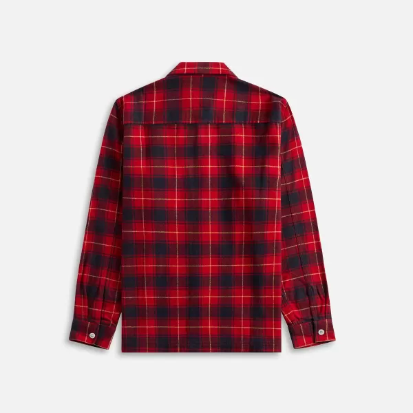 Plaid Long Sleeve Flannel Shirt | Tekla Shop