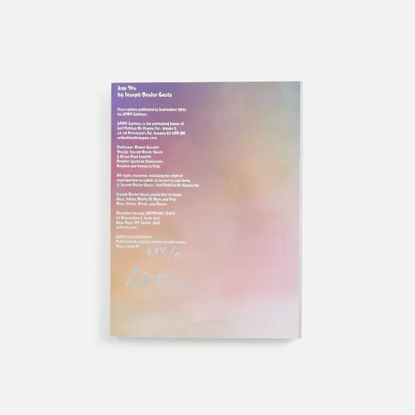 Say Yes Joseph Desler Costa | MACK Books Cheap