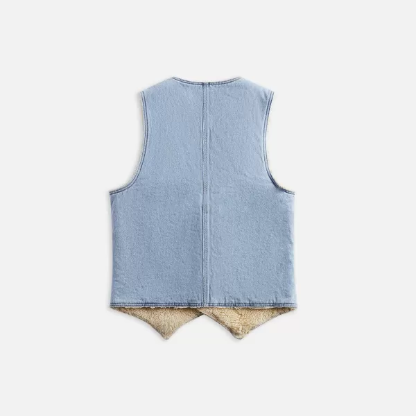 Sherpa Denim Vest | ERL Flash Sale