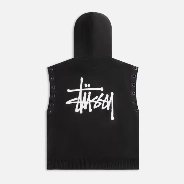 X Stussy Sweat Parka Hooded Vest | Junya Watanabe Man Online