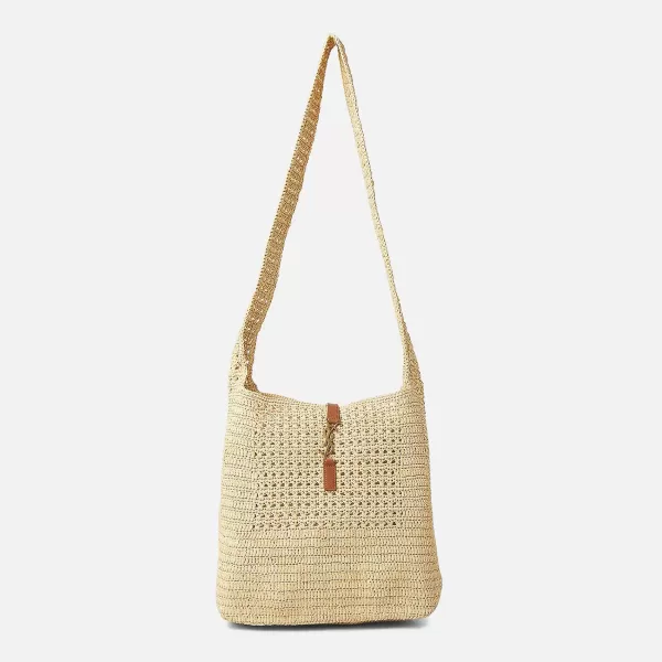 Ysl Fantaisie Raffia Crochet Hobo | Saint Laurent New