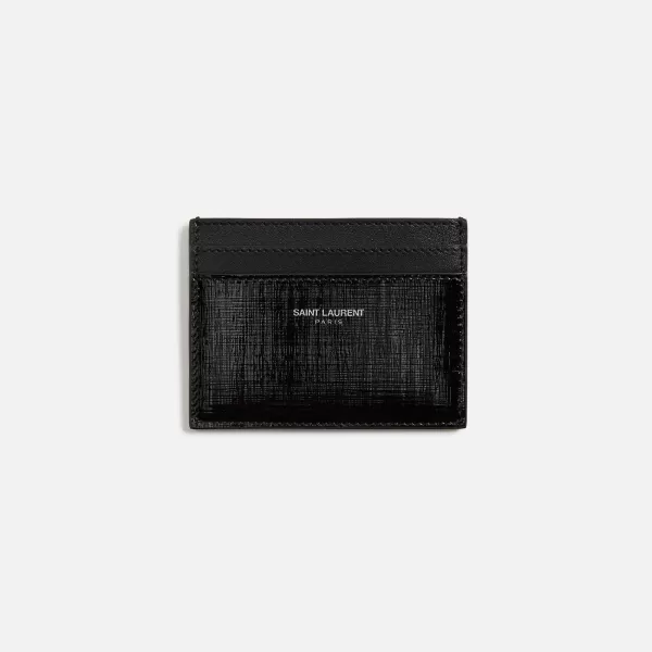 Ysl Grid Leather Cc | Saint Laurent Cheap