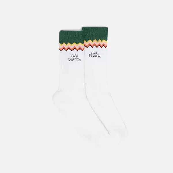 Zig Zag Socks | Casablanca Fashion